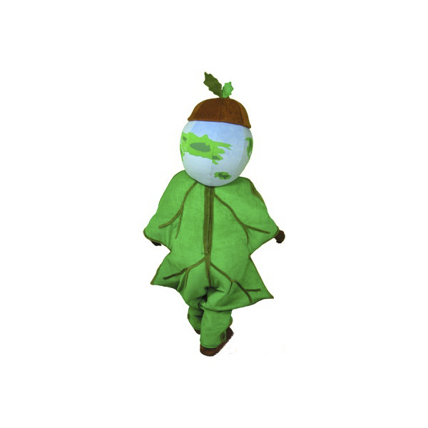 Cartoon Character Oak Leaf Mascot Costume Free Shipping