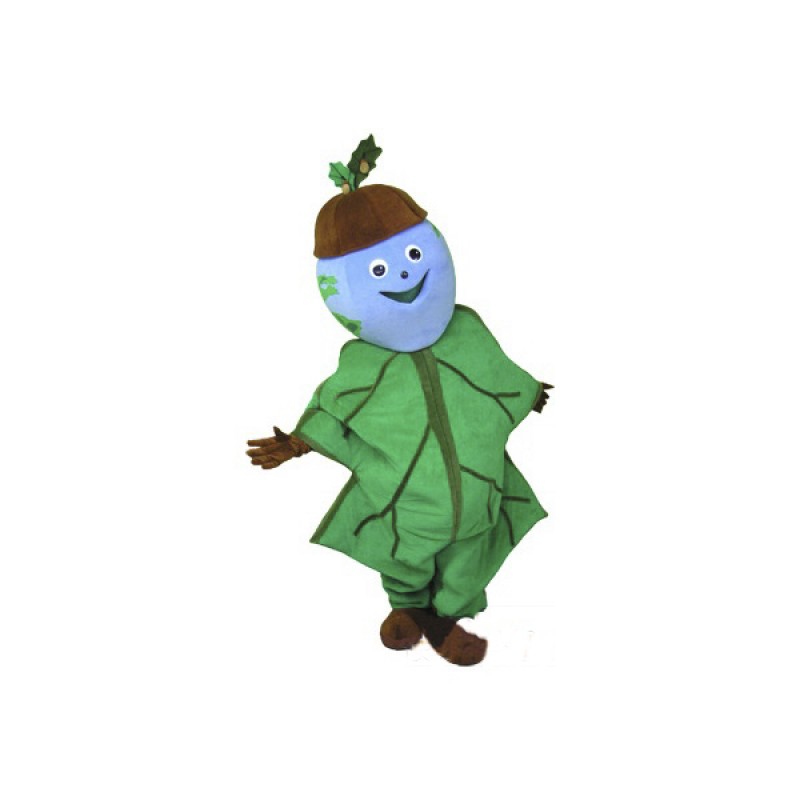 Cartoon Character Oak Leaf Mascot Costume Free Shipping