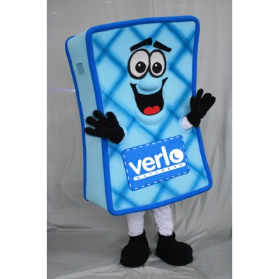 Blue Mattress Mascot Costume Free Shipping