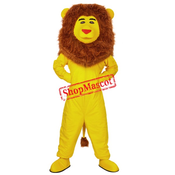 Yellow Lion Mascot Costume Custom Fancy Dress Cosplay Cartoon Mascot Costume Carnival Costume