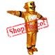 Vegas Gold Robot Mascot Costume