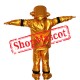 Vegas Gold Robot Mascot Costume