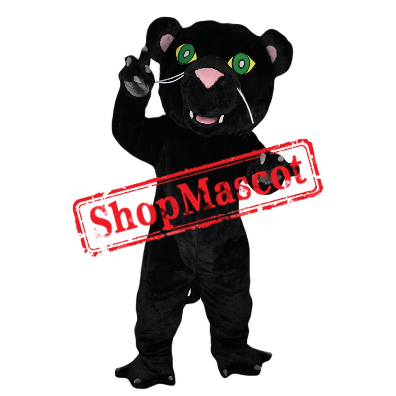 Cartoon Black Leopard Mascot Costume Free Shipping