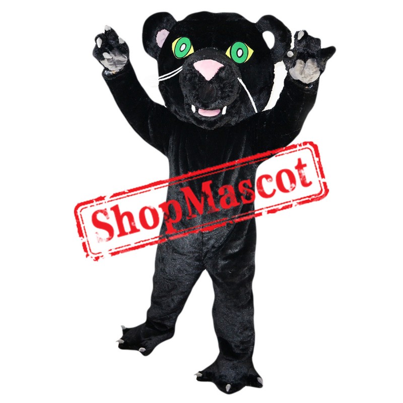 Cartoon Black Leopard Mascot Costume Free Shipping