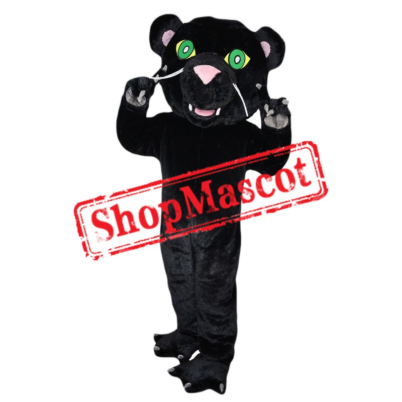 Cartoon Black Leopard Mascot Costume Free Shipping