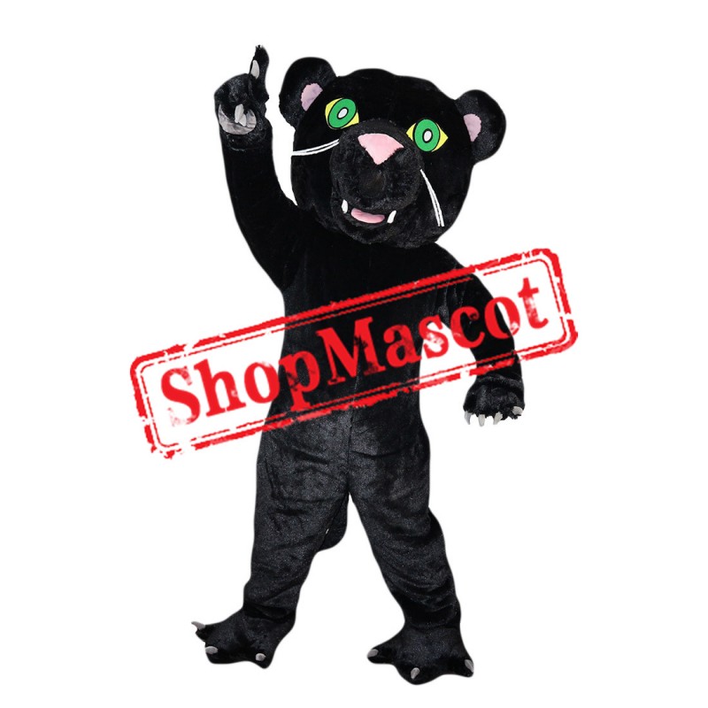 Cartoon Black Leopard Mascot Costume Free Shipping