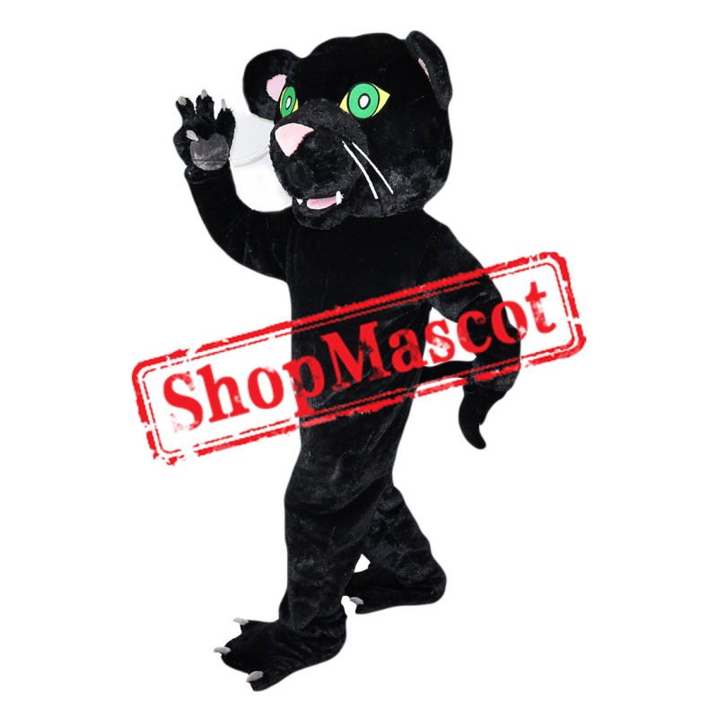 Cartoon Black Leopard Mascot Costume Free Shipping