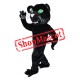 Cartoon Black Leopard Mascot Costume Free Shipping