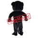 Cartoon Black Leopard Mascot Costume Free Shipping