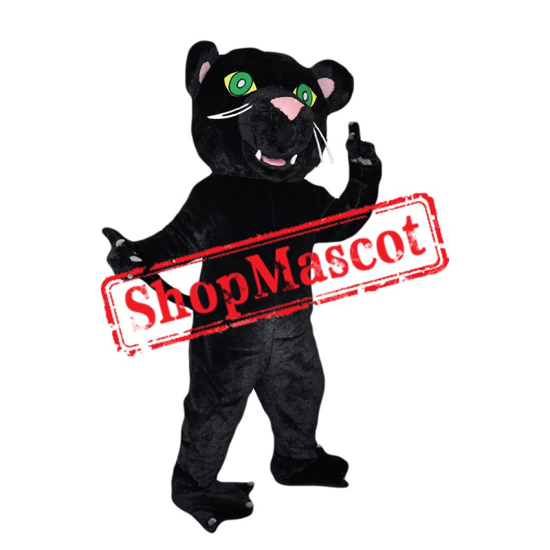 Cartoon Black Leopard Mascot Costume Free Shipping