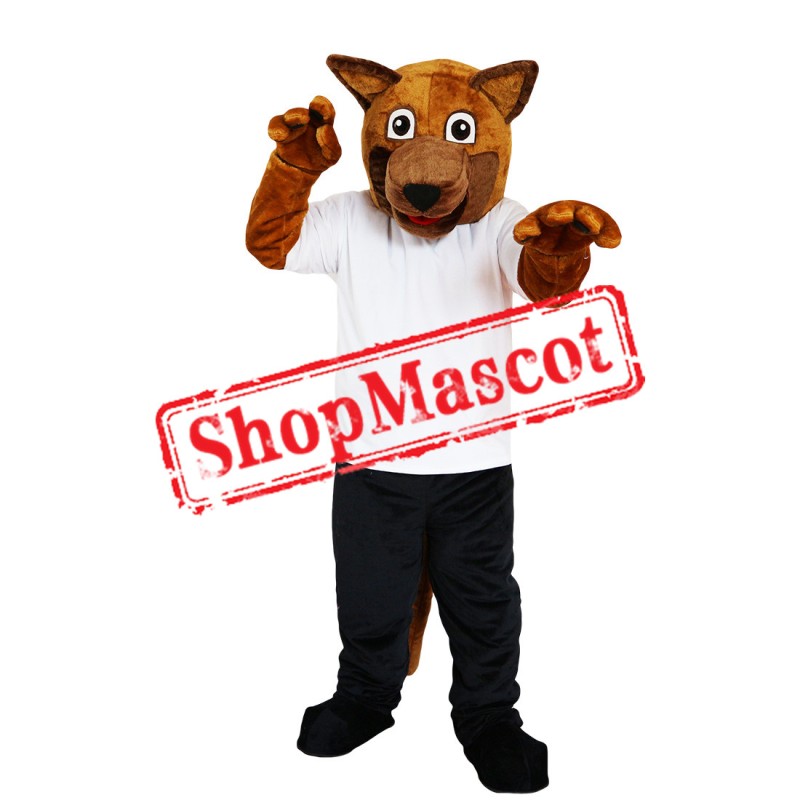 Brown Dog Mascot Costume Free Shipping
