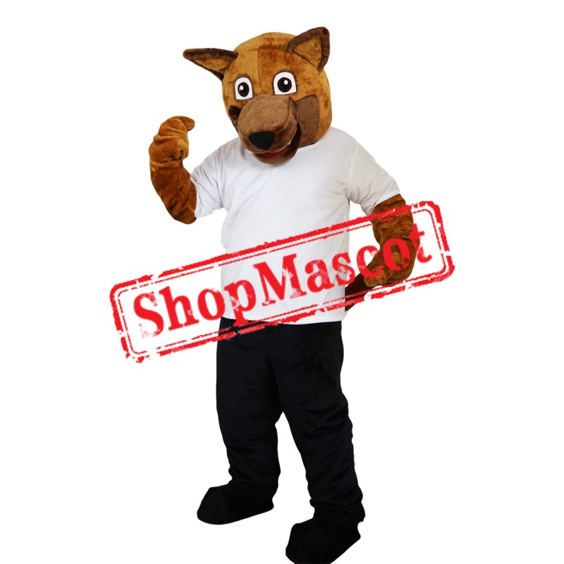 Brown Dog Mascot Costume Free Shipping