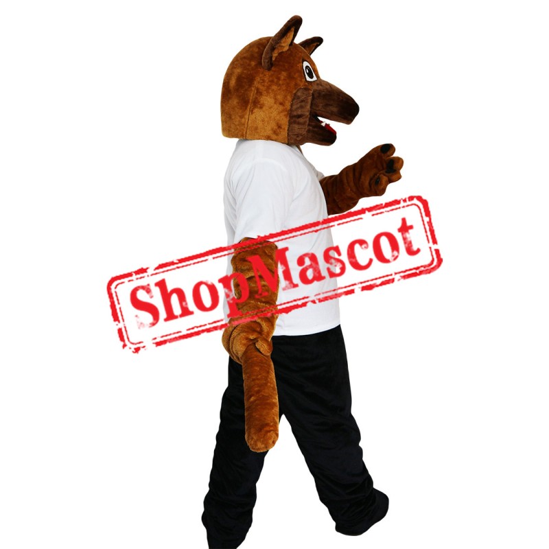 Brown Dog Mascot Costume Free Shipping