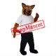 Brown Dog Mascot Costume Free Shipping