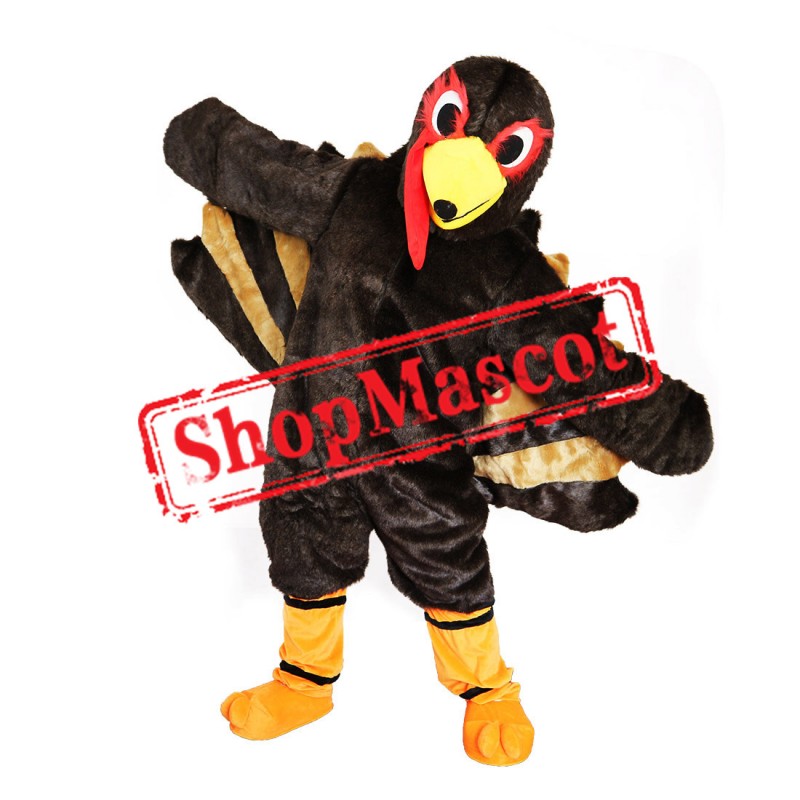 Power Turkey Mascot Costume For Christmas