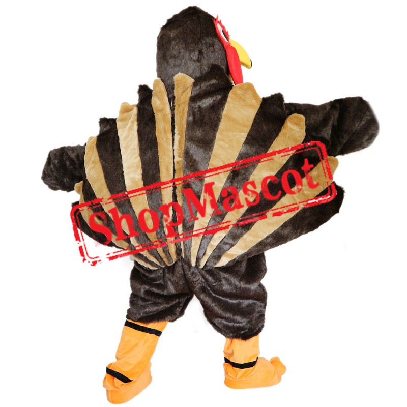 Power Turkey Mascot Costume For Christmas