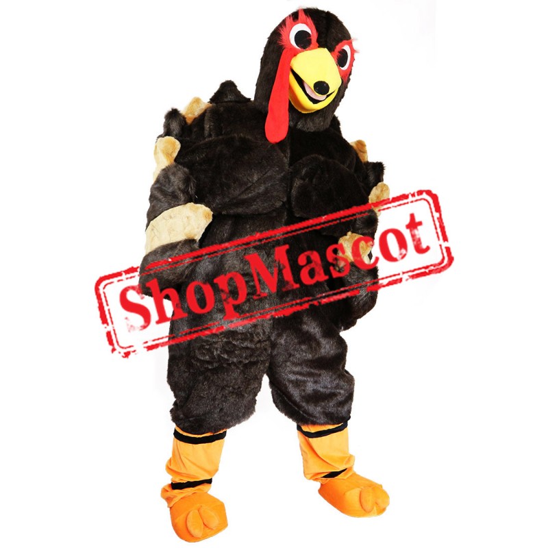 Power Turkey Mascot Costume For Christmas