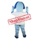 Blue Cute Dog Mascot Costume For Halloween