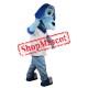 Blue Cute Dog Mascot Costume For Halloween
