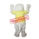 White Dog Furry Mascot Costume