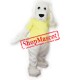 White Dog Furry Mascot Costume