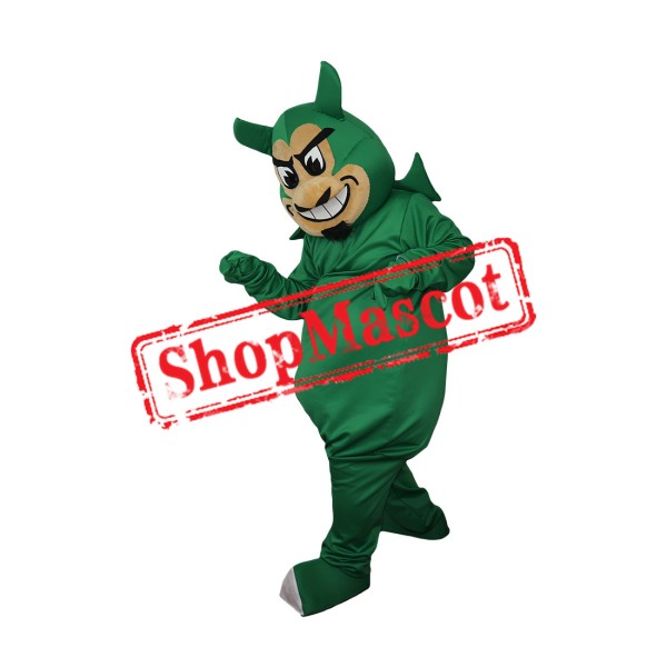 High Quality Green Devil Mascot Costume