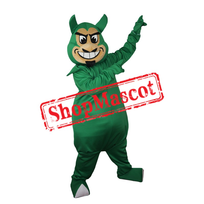 High Quality Green Devil Mascot Costume