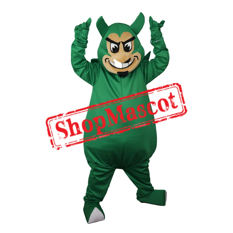 High Quality Green Devil Mascot Costume
