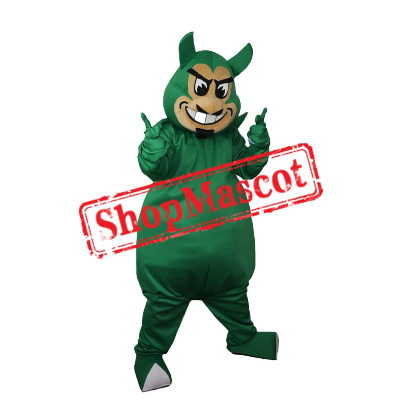 High Quality Green Devil Mascot Costume