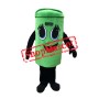 High Quality Green Trash Mascot Costume