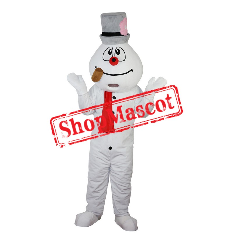 High Quality Christmas Snowman Mascot Costume