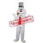High Quality Christmas Snowman Mascot Costume