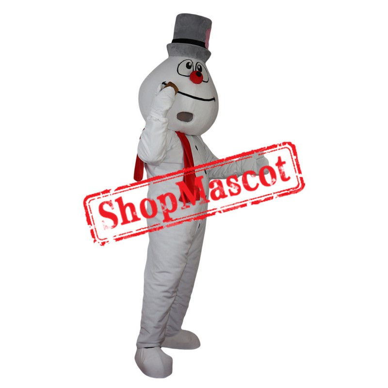 High Quality Christmas Snowman Mascot Costume