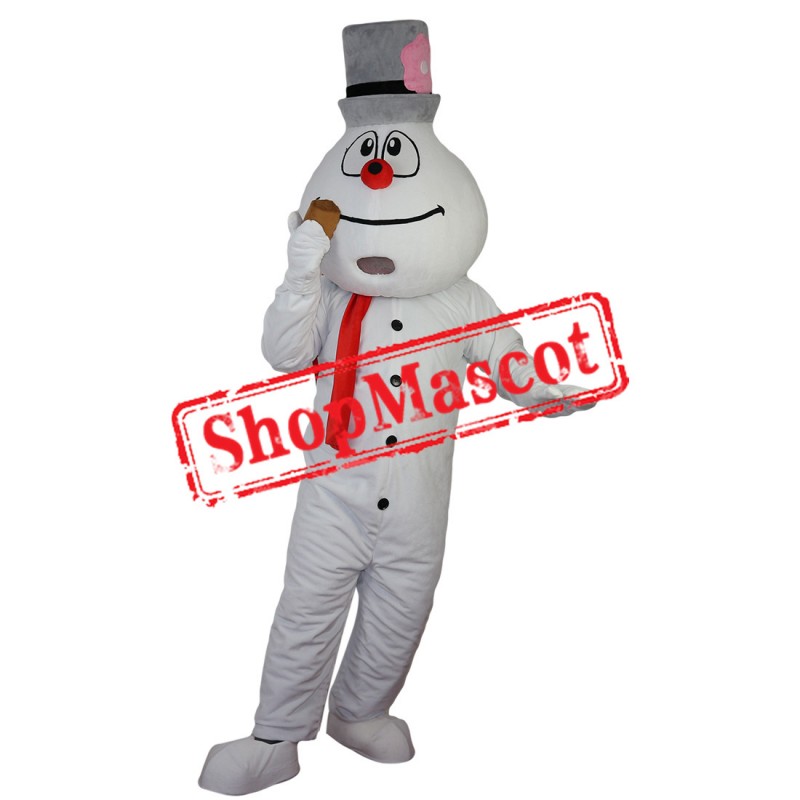 High Quality Christmas Snowman Mascot Costume