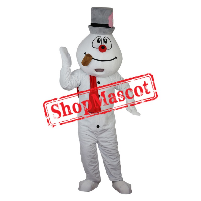 High Quality Christmas Snowman Mascot Costume