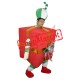 High Quality Green Christmas Gift Mascot Costume