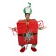 High Quality Green Christmas Gift Mascot Costume