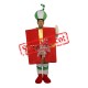 High Quality Green Christmas Gift Mascot Costume
