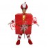 High Quality Red Christmas Gift Mascot Costume