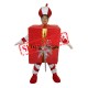 High Quality Red Christmas Gift Mascot Costume