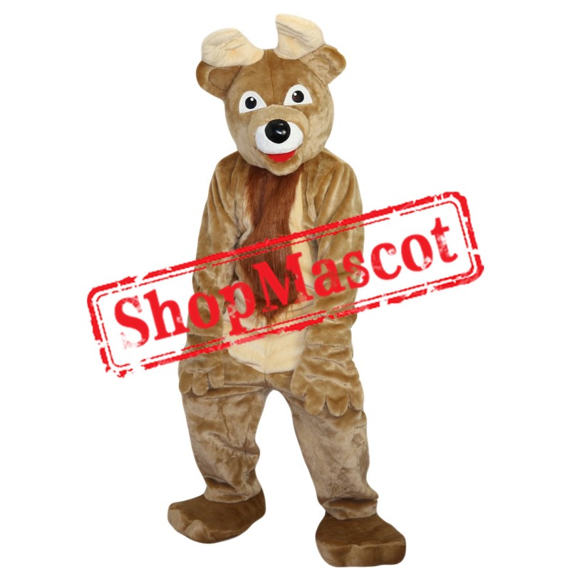 High Quality Light Brown Deer Mascot Costume