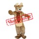High Quality Light Brown Deer Mascot Costume