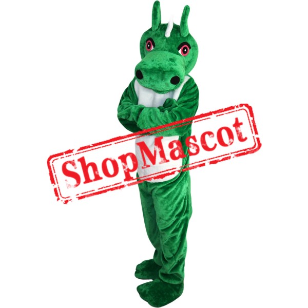 High Quality Green Dragon Mascot Costume