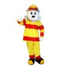 Fire Dog Mascot Costume for Adult