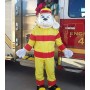 Top Quality Fire Dog Mascot Costume for Adult