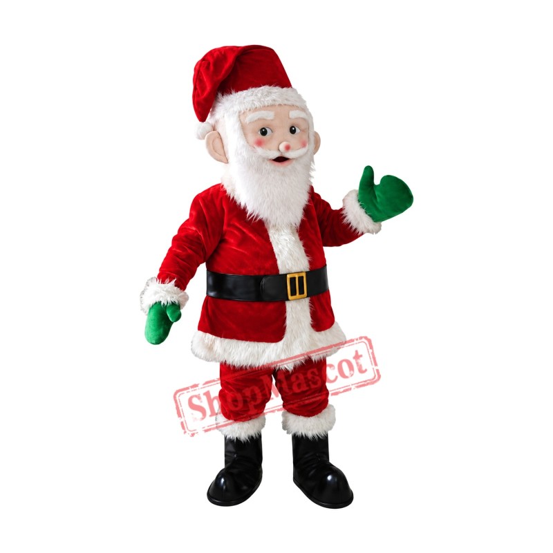 Santa Claus Mascot Costume Adult Size Christmas Santa Claus Mascot Costume Adult Size Christmas