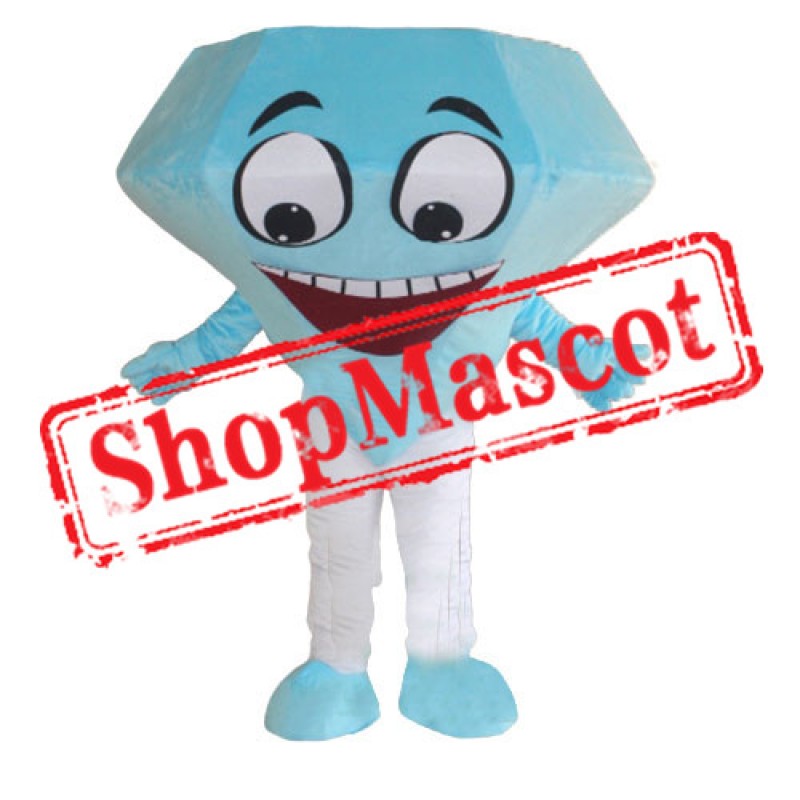 Blue Diamond Mascot Costume