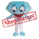 Blue Diamond Mascot Costume