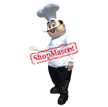 Happy Lightweight Chef Mascot Costume