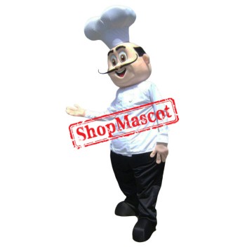 Happy Lightweight Chef Mascot Costume